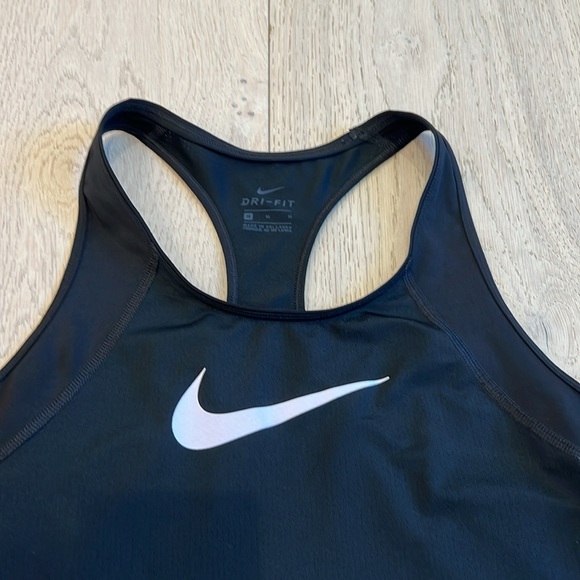 Nike Dri-Fit Racerback Tank in Black Size Medium - Picture 3 of 8